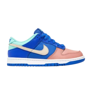 Nike Dunk Low SE GS 'Salmon Toe' Game Royal/Sail/Salmon/Light Menta DZ2873 400