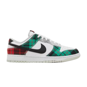 Nike Dunk Low Premium 'Tartan Plaid' White/White/University Red/Black DV0827 100