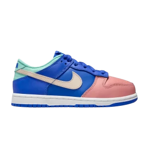 Nike Dunk Low SE PS 'Salmon Toe' Hyper Royale/Emerald Rising/Red Stardust/Sandy Drift DZ2874 400