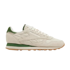 Reebok END sneakers. x Classic Leather 'Boules Club 'Putty/Beige/Juice green HR1201