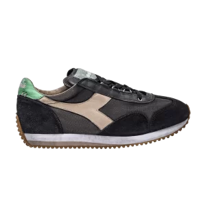 Diadora Equipe H Dirty Stone Wash Evo 'Black Gray Cobblestone' Sneakers Black/Grey Cobblestone 201 174736 C5131