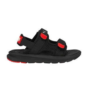 Puma Evolve Sandal Little Kid 'Black Red' Sneakers Black/White/Forever Red 389147 01