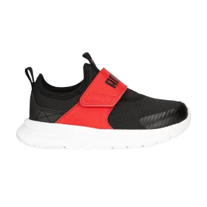 Puma Evolve Slip-On Little Kid 'Black For All Time Red' Sneakers Black/Forever Red/White 389135 02