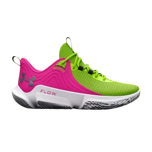 Under Armor Flow FUTR X 2 'Lime Surge Rebel Pink' Sneakers Lime Splash/Rebel Pink 3026288 300