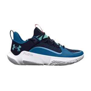 Under Armor Flow FUTR X 3 'Let's 3' Sneakers Midnight Fleet/Space Blue/Neo Turquoise 3026835 400