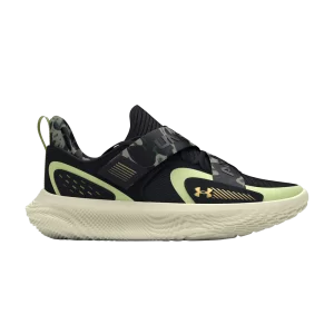 Under Armor Flow FUTR X 4 'Black Retro Green Camo' Sneakers Black/Retro Green/Metallic Gold 3027772 001