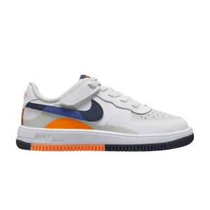 Nike Force 1 Low EasyOn LV8 2 PS 'Upside Down' Light Silver/White/Astronomy Blue/Midnight Fleet FN0410 002