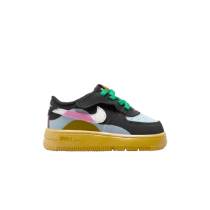 Nike Force 1 Low EasyOn LV8 TD 'Dance' Sneakers Black/Light Blue/Playful Pink/Summit White FN0408 001