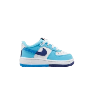 Nike Force 1 LV8 2 TD 'Split – Light Photo Blue 'White/Deep Royal Blue/Baltic Blue/Light Photo Blue DX2165 100