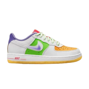 Nike Force 1 LV8 PS 'Fruit Colors' Sneakers White/Space Purple/Sundial/White FD1036 100