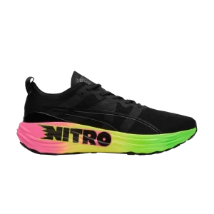 Puma ForeverRun Nitro 'Futrograde – Black 'Sneakers Black/Green gecko 380005 01