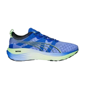 Puma ForeverRun Nitro 'Royal Sapphire Fizzy Lime' Sneakers Royal Sapphire/Effervescent Lime 377757 02