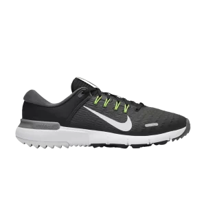 Nike Free Golf Next Nature Wide 'Black White' Black/Iron Gray/Volt/White FQ7875 001