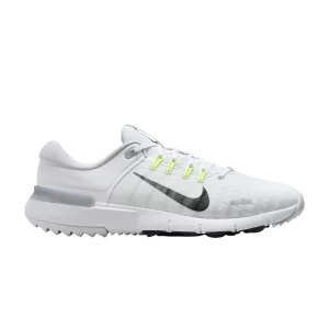 Nike Free Golf Next Nature Wide 'White Black' White/Pure Platinum/Wolf Grey/Black FQ7875 101