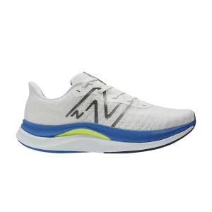 New Balance FuelCell Propel v4 2E Wide 'White Marine Blue' White/Sea Blue/Thirty Watt MFCPRCW4 2E