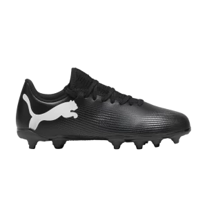 Puma Future Play 7 FG AG Big Kid 'Eclipse Pack' Black/White 107734 02