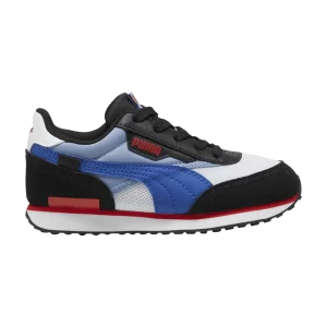 Puma Future Rider Little Kid 'Splash – Black Zen Blue 'Sneakers White/Zen Blue 381855 19