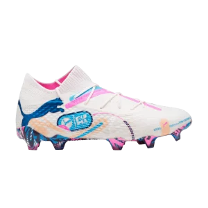 Puma Future Ultimate 7 FG AG 'Volume Up Pack 'Sneakers White/Glowing Blue/Poison Pink/Fizzy Melon/Bluemazing 108072 01