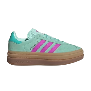 adidas Gazelle Bold J 'Clear Mint Flash Pink' Sneakers Pure Mint/Pink/Mint Rush JI3383