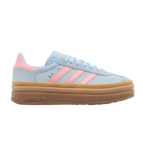 adidas Gazelle Bold J 'Clear Sky Semi Pink Spark' Sneakers Clear Sky/Semi Pink Sparkle/Metallic Silver JI3384