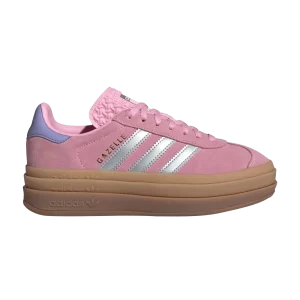 adidas Gazelle Bold J 'True Pink Silver Purple' Sneakers True Pink/Metallic Silver/Light Purple JH5539