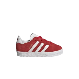 adidas Gazelle Comfort Closure EL I 'Scarlet' Sneakers Better Scarlet/White Cloud/Metallic Gold IH0362