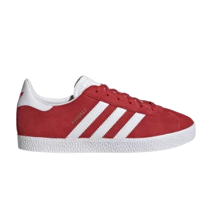 adidas Gazelle J 'Scarlet' Sneakers Better Scarlet/White Cloud/Metallic Gold IF9804