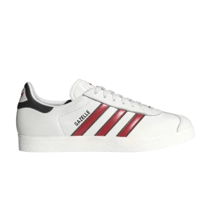 adidas Gazelle 'White Scarlet Black' Sneakers White core/Better scarlet/Black color IG6211