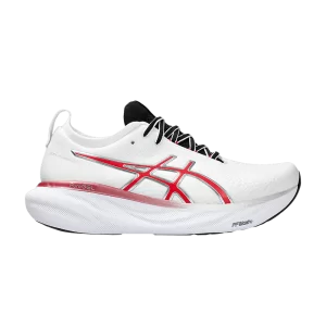 ASICS Gel Nimbus 25 'Anniversary Pack' White/Classic red 1011B750 100