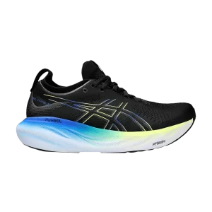 ASICS Gel Nimbus 25 'Black Glow Blue' Black/Luminous Yellow 1011B547 004