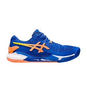 ASICS Gel Resolution 9 'Novak Pack' Tuna Blue/Sunny Peach 1041A384 960