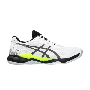 ASICS Gel Tactic 12 2E Wide 'White Gunmetal Volt' White/Metallic 1073A059 101