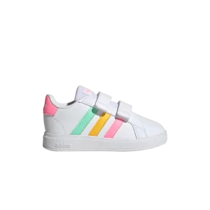 adidas Grand Court 2.0 I 'White Multi-Color' White Cloud/Mint Pulse/Pink Beam HP8917