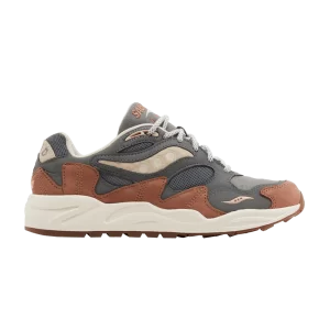 Saucony Grid Shadow 2 'Secure Pack' Sneakers Grey/Brown S70807 3