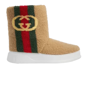 Gucci Ankle Boot 'Interlocking G – Salty Caramel 'Salted Caramel/Green/Red/Yellow 721105 FAA1F 7404