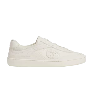 Sneakers Gucci G74 'Interlocking G – White Suede 'White 791742 AADM0 9110