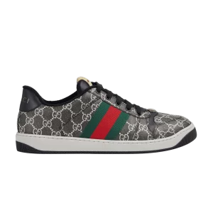 Gucci Screener 'GG Supreme – Black Grey 'Sneakers Black/Gray 763525 FACMI 8444