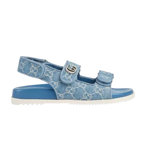 Gucci Wmns GG Sandal 'Light Blue Denim 'Sneakers Light blue/Ivory 771575 FACUO 4646