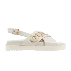 Gucci Wmns Sandal 'White Metallic Gold 'Sneakers White/Gold metallic 738691 AAB3K 9267