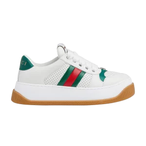 Gucci Wmns Screener 'White Green Red' Sneakers White/Green/Red 771880 AAC0S 9063