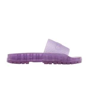 adidas Gucci x Wmns Adilette Slide Sandal 'Transparent Purple' Sneakers Violet/Violet/Violet IE2253