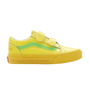 Vans Haribo x Old Skool V Kids 'Goldbears' Sneakers Checkerboard Yellow/Multi VN0A38HDBK2