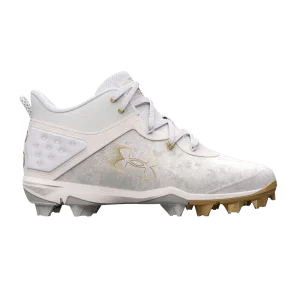 Under Armor Harper 8 Mid RM 'White Metallic Gold 'Sneakers White/Gold metallic 3026592 100