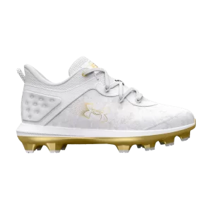 Under Armor Harper 8 TPU GS 'White Metallic Gold 'Sneakers White/Gold metallic 3026595 100