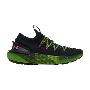 Under Armor HOVR Phantom 3 Amp 'Black Lime Surge' Sneakers Black/Lime Splash/Rebel Pink 3026814 001