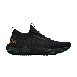 Under Armor HOVR Phantom 3 SE Printed 'Black Marine Green Camo' Black/Sea Green/Orange Formula 3027287 001