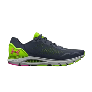 Under Armor HOVR Sonic 6 'Downpour Gray Lime Surge' Grey/Lime Splash 3026121 400