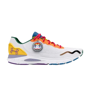 Under Armor HOVR Sonic 6 'Pride' Sneakers White/Taxi/Provence purple 3027840 100