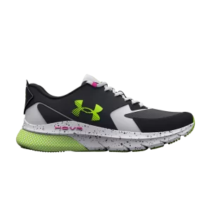 Under Armor HOVR Turbulence 'Black Lime Surge' Sneakers Black/Green/White 3026137 003