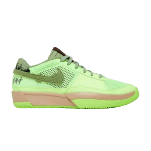 Nike Ja 1 NRG GS 'Halloween – Zombie 'Sneakers Lime Burst/Butter Green/Black/Hemp/Cocoa Wow FV6097 300